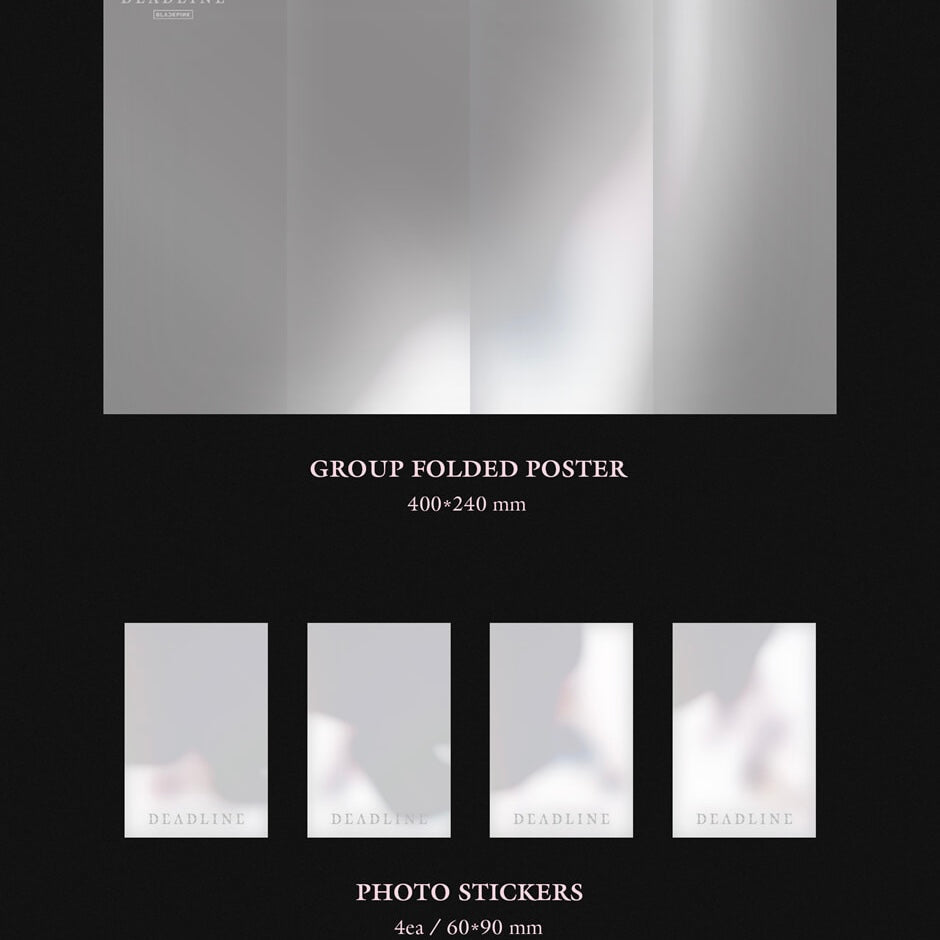 (PRE-ORDER) BLACKPINK - 3RD MINI ALBUM [DEADLINE] (2 VERSIONS) RANDOM