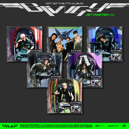 (PRE-ORDER) NCT 127 - 7TH ALBUM [BLINGY] (JET POSTER VER.) (6 VERSIONS) RANDOM