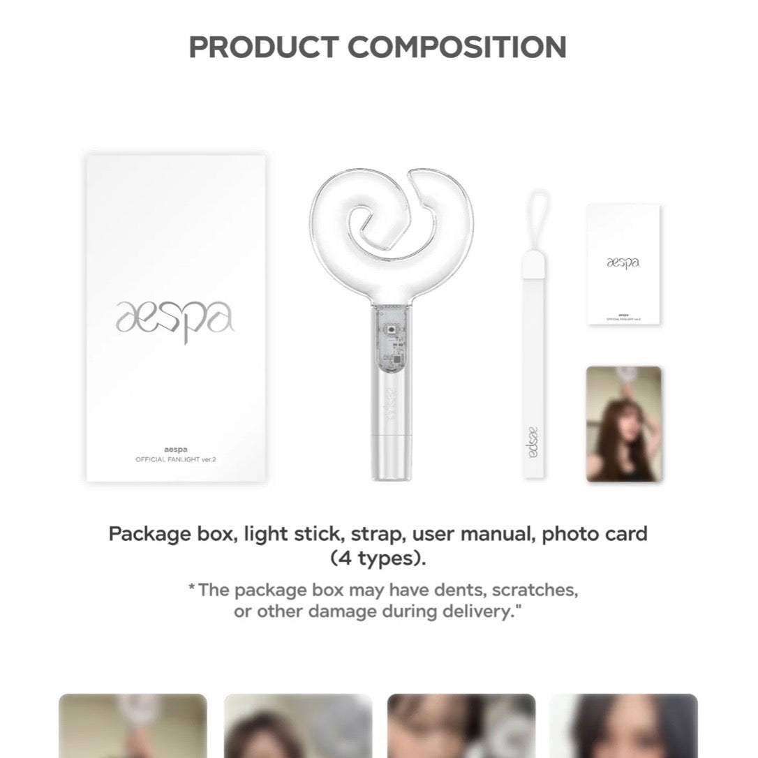 PRE-ORDER) AESPA - OFFICIAL FANLIGHT LIGHTSTICK VER 2
