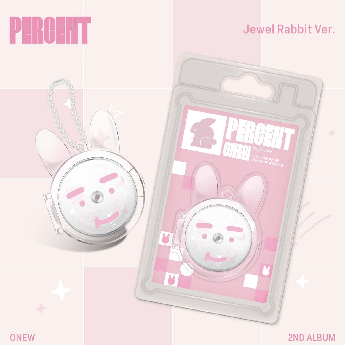 ONEW - 2ND ALBUM [PERCENT] (JEWEL RABBIT VER.) - LightUpK