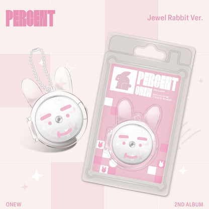 ONEW - 2ND ALBUM [PERCENT] (JEWEL RABBIT VER.) - LightUpK