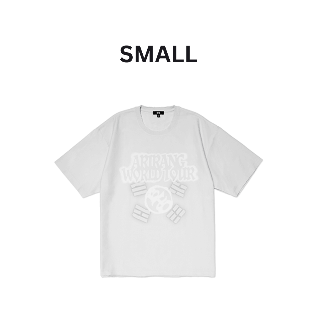 (PRE-ORDER) BTS - S/S TOUR T-SHIRT (GRAT) (4 SIZES) - LightUpK