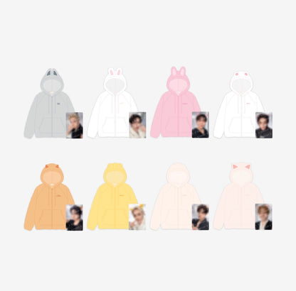 (PRE-ORDER) STRAY KIDS - SKZOO FLEECE HOOD ZIP-UP - RUN IT (8 VERSIONS)