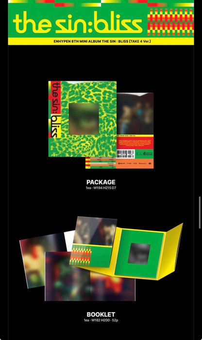 (PRE-ORDER) ENHYPEN - THE SIN: BLISS (4 VERSIONS) RANDOM