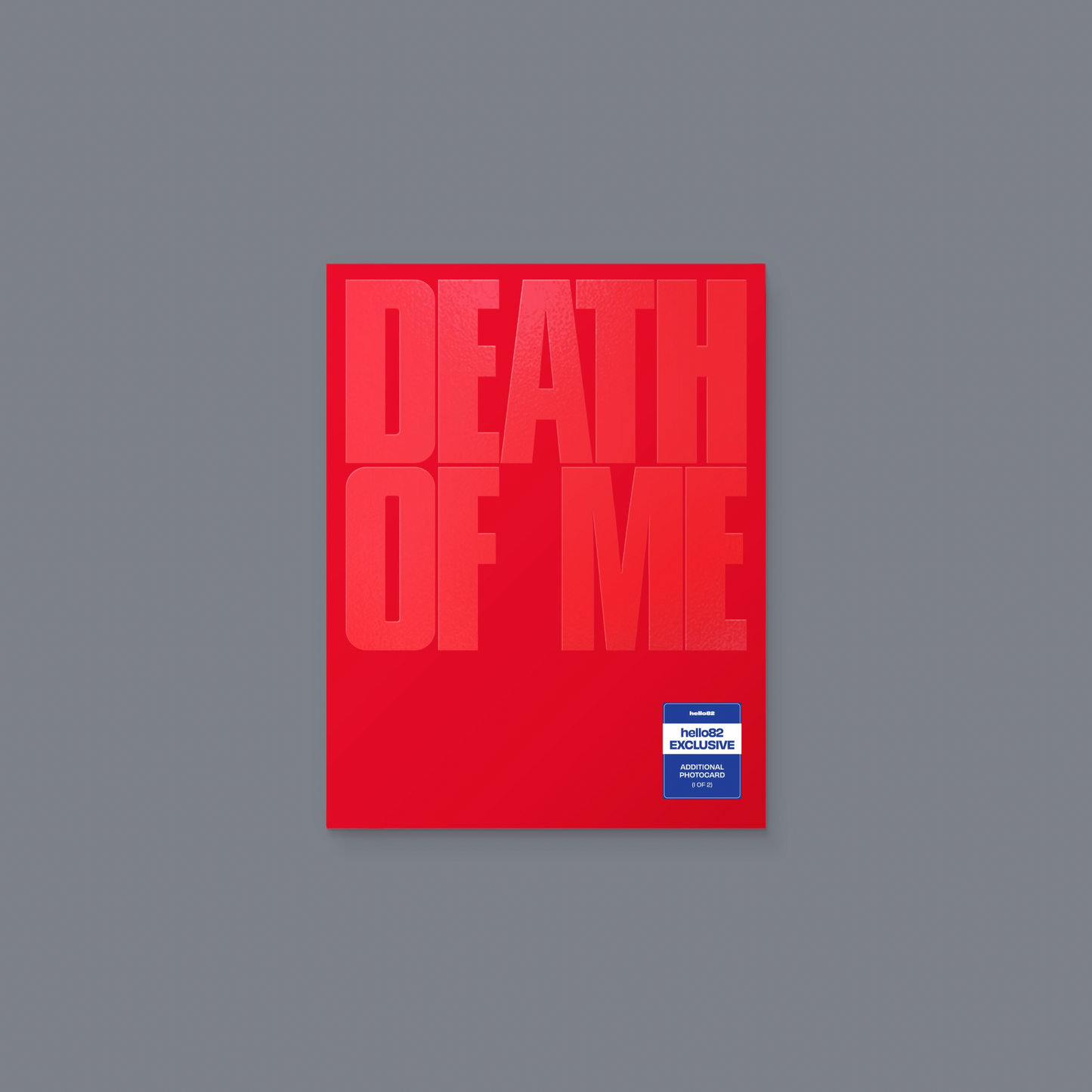 (PRE-ORDER) [hello82] [hello82 EXCLUSIVE] EVAN - DEATH OF ME (2 VERSIONS)
