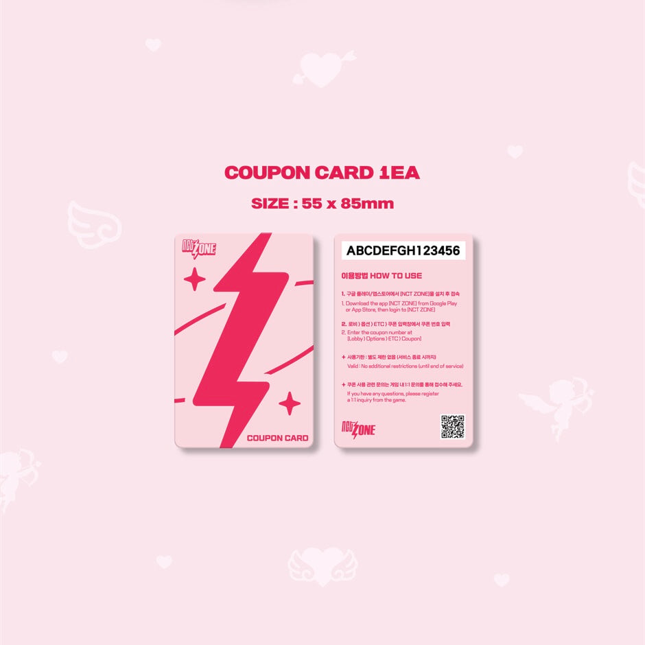 NCT ZONE COUPON CARD [CUPID VER.] - LightUpK