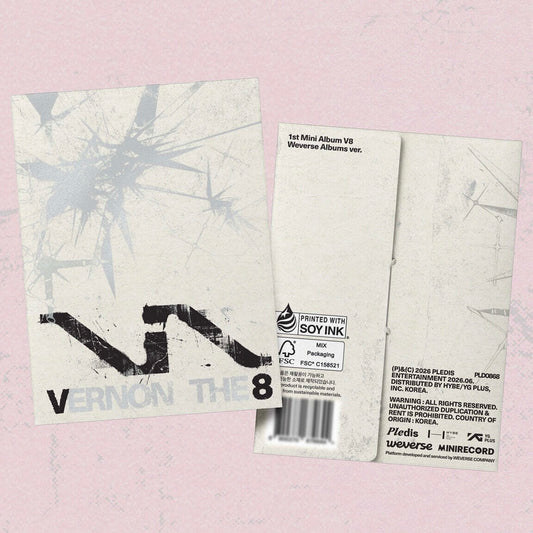 (PRÉCOMMANDE) THE 8, VERNON - V8 1er Mini Album 'V8' VERSION WEVERSE ALBUM
