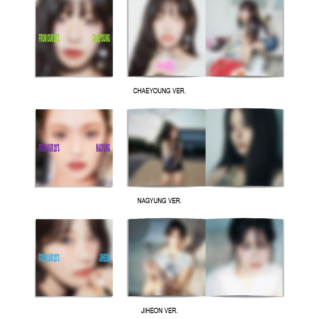 FROMIS_9 - 6TH MINI ALBUM [FROM OUR 20'S] [DIGIPACK VER.] (5 VERSIONS) - LightUpK