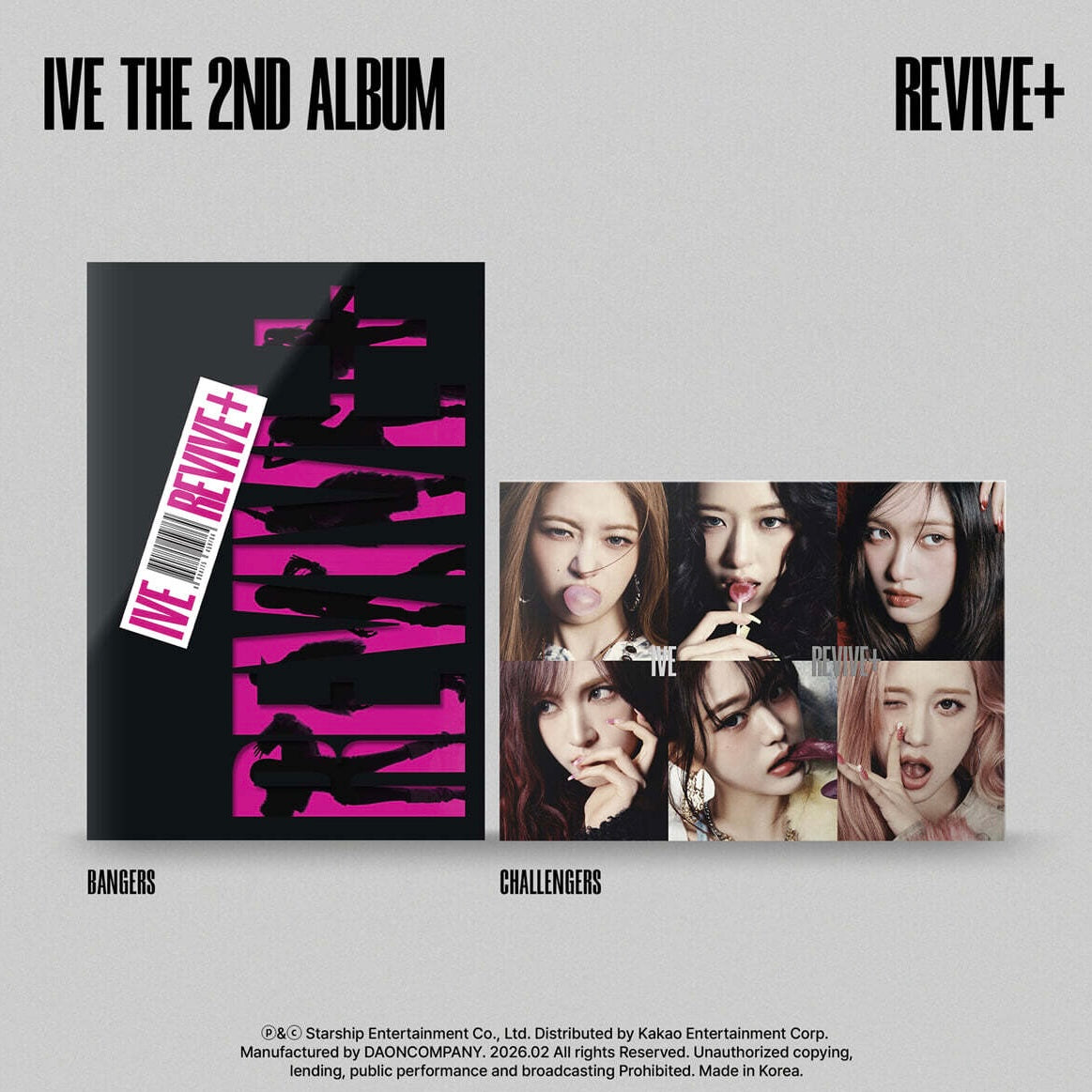 (PRE-ORDER) IVE - THE 2ND ALBUM [REVIVE+] (2 VERSIONS) RANDOM - LightUpK