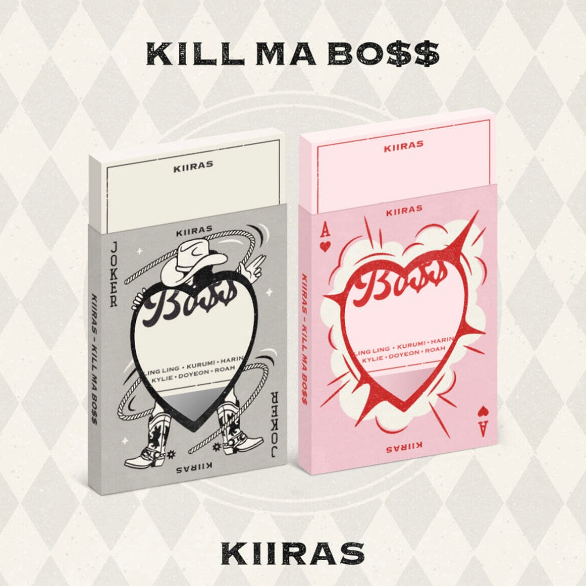 KIIRAS - 1ST MINI ALBUM [KILL MA BO$$] (2 VERSIONS) - LightUpK
