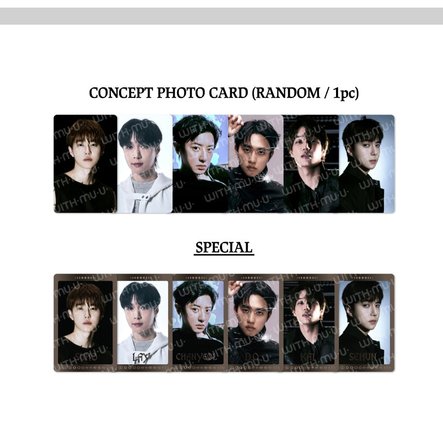 (PRE-ORDER) EXO – [REVERXE THE WORLD] MD_RANDOM TRADING CARD (2 VERSIONS) - LightUpK