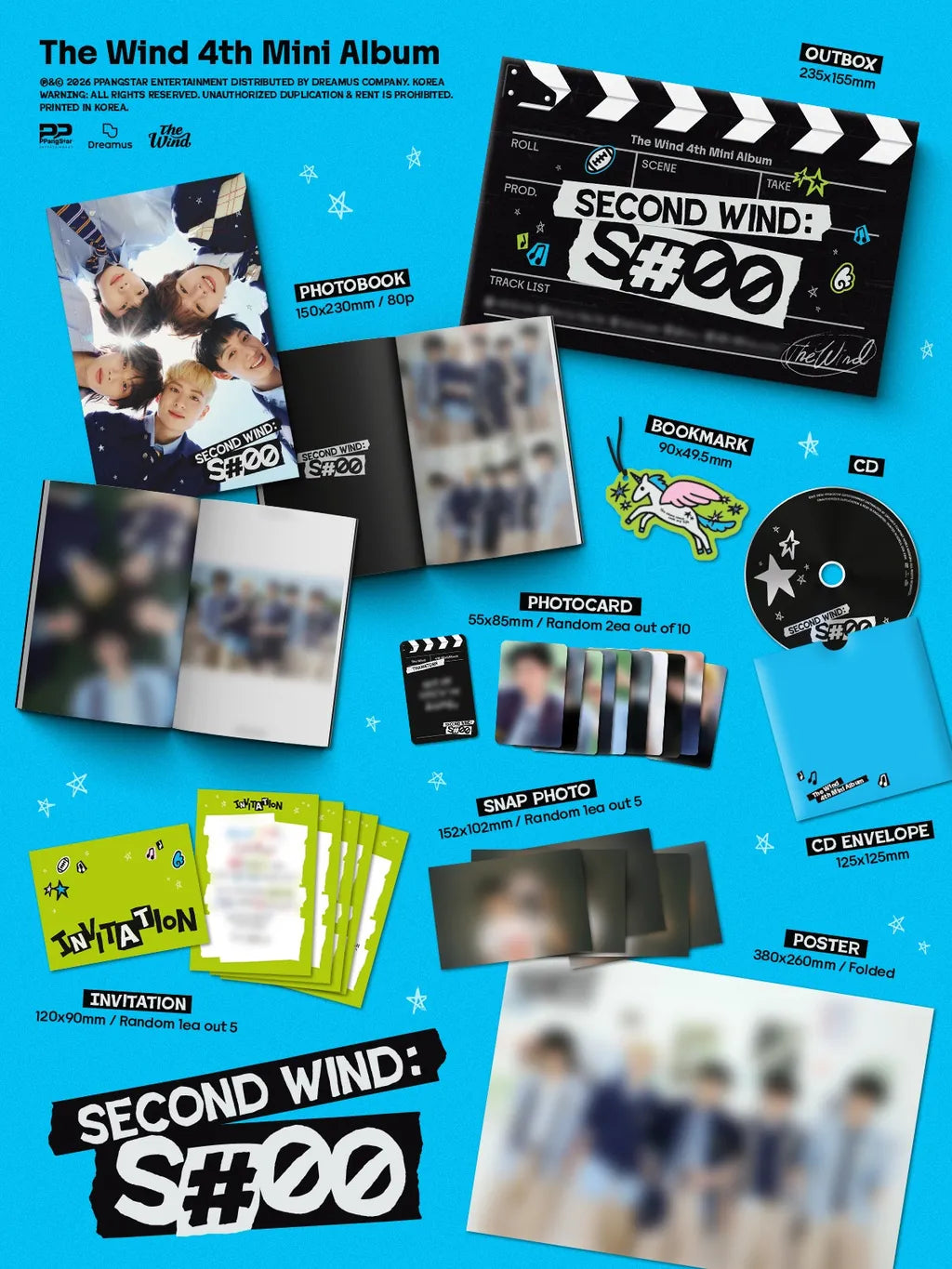 THE WIND - 4TH MINI ALBUM [SECOND WIND : S#00]