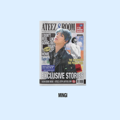 (PRE-ORDER) ATEEZ - 8ROOM POP-UP OFFICIAL MERCH - 7-YEAR CELEBRATION NEWSLETTER (8 VERSIONS) - LightUpK