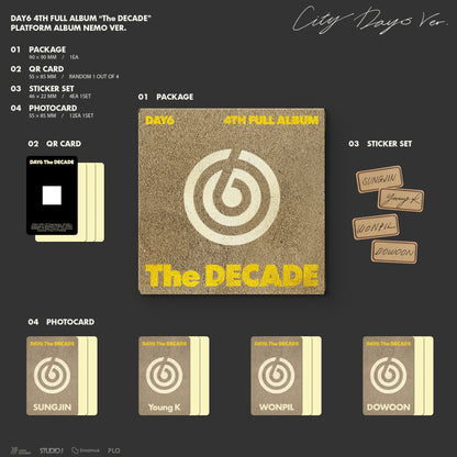 (PRE-ORDER) DAY6 - THE DECADE (PLATFORM ALBUM NEMO VER.) - LightUpK
