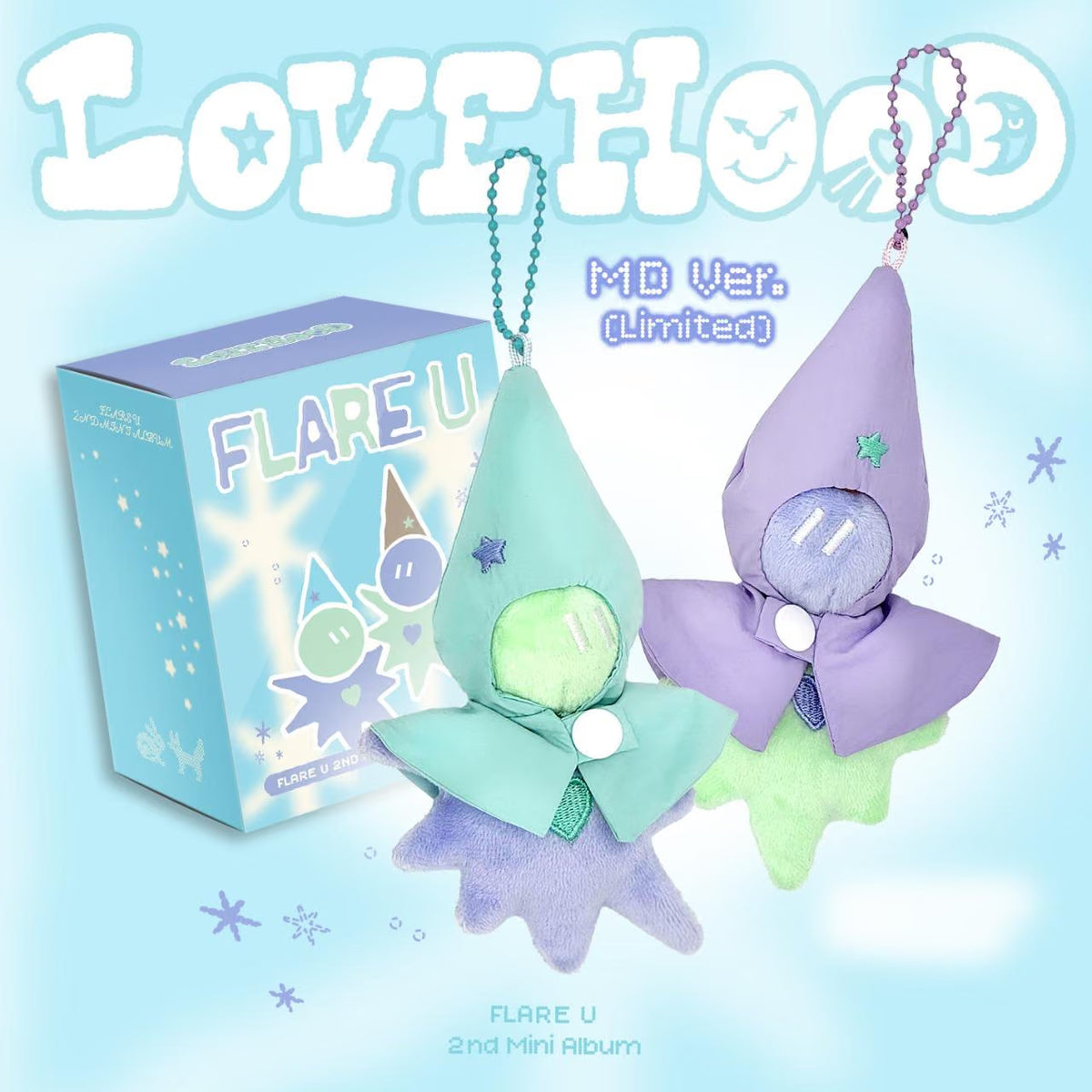 (PRE-ORDER) FLARE U - 2ND MINI ALBUM [LOVEHOOD] (MD VER.) LIMITED EDITION RANDOM