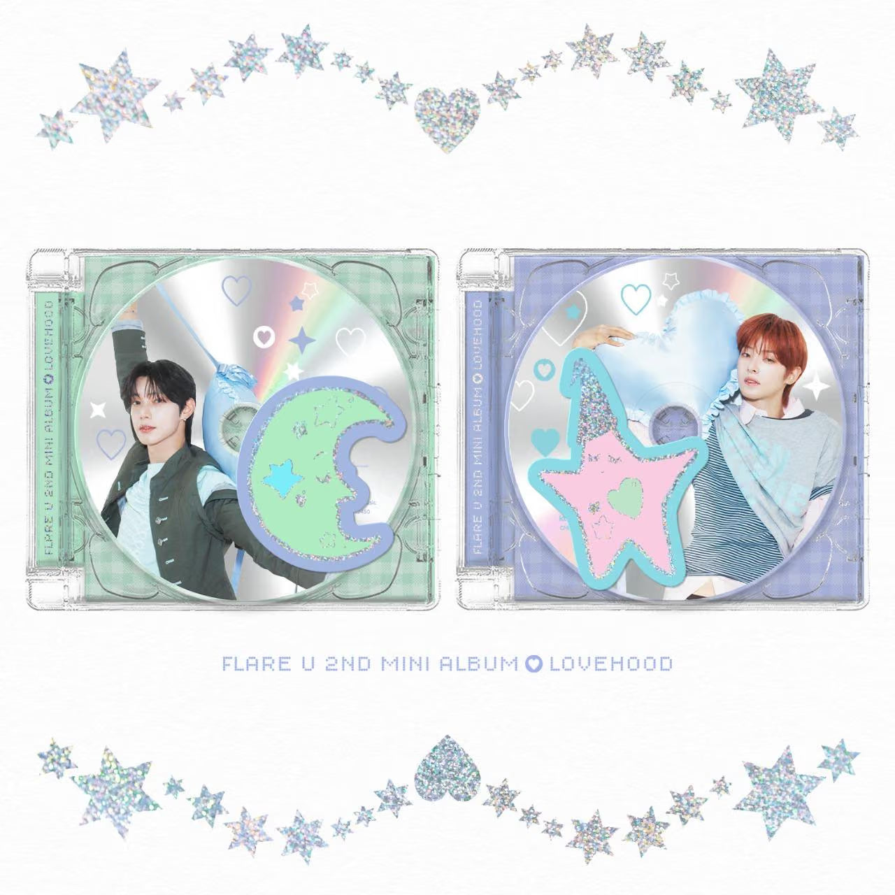(PRE-ORDER) FLARE U - 2ND MINI ALBUM [LOVEHOOD] (JEWEL CASE VER.) (2 VERSIONS) RANDOM