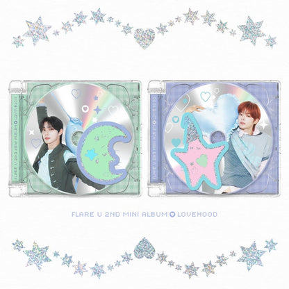 (PRE-ORDER) FLARE U - 2ND MINI ALBUM [LOVEHOOD] (JEWEL CASE VER.) (2 VERSIONS) RANDOM
