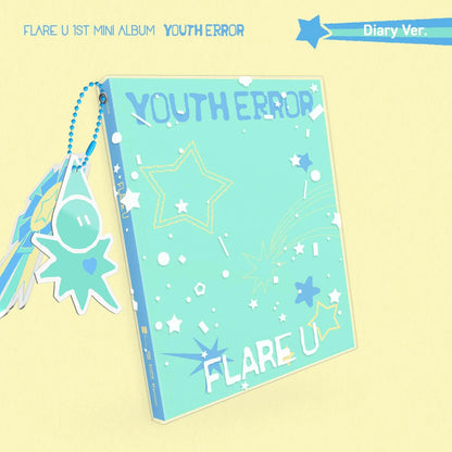 (PRE-ORDER) FLARE U - 1ST MINI ALBUM [YOUTH ERROR] DIARY VER. - LightUpK