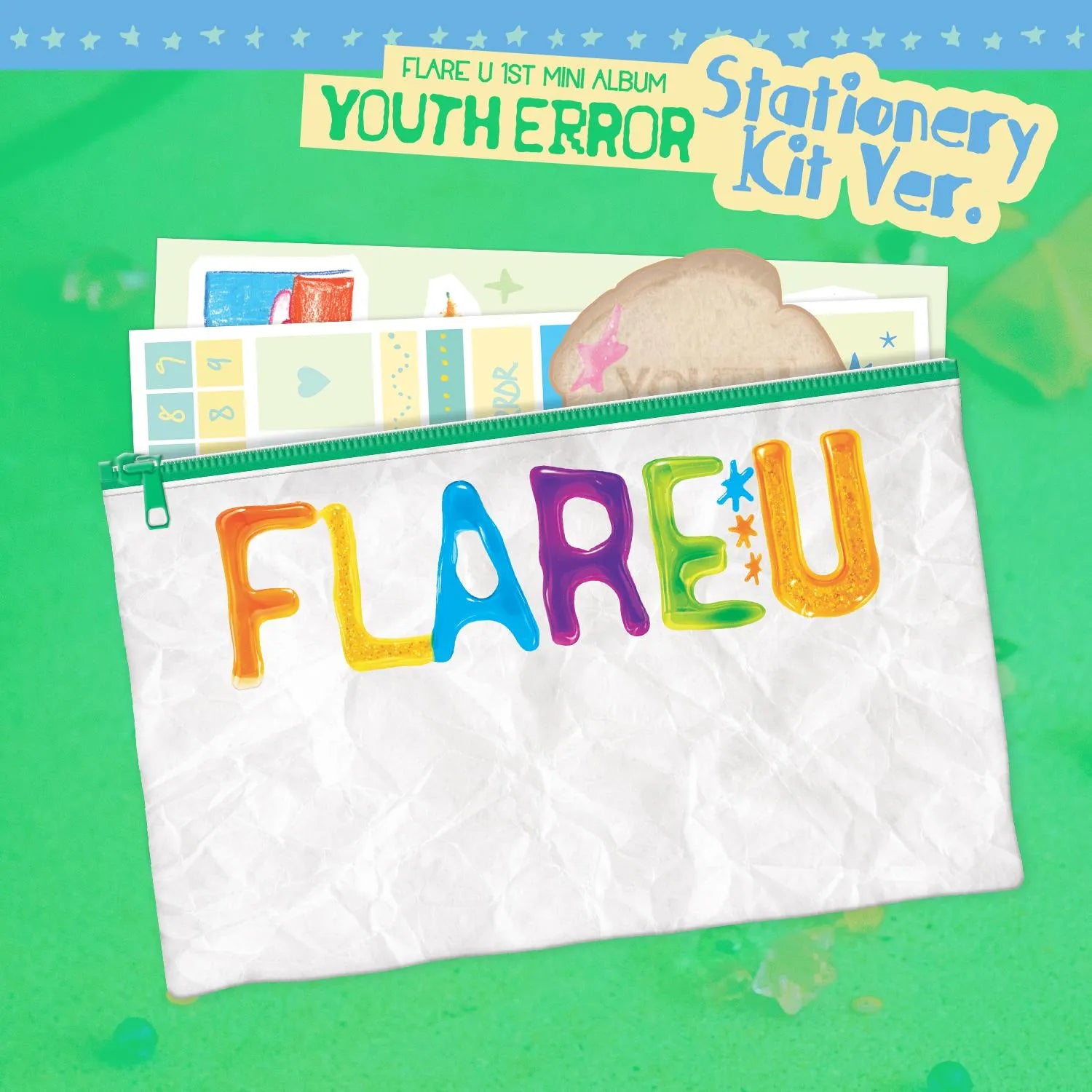 (PRE-ORDER) FLARE U - 1ST MINI ALBUM [YOUTH ERROR] STATIONERY KIT VER. - LightUpK