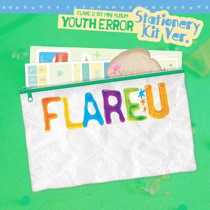 (PRE-ORDER) FLARE U - 1ST MINI ALBUM [YOUTH ERROR] STATIONERY KIT VER. - LightUpK
