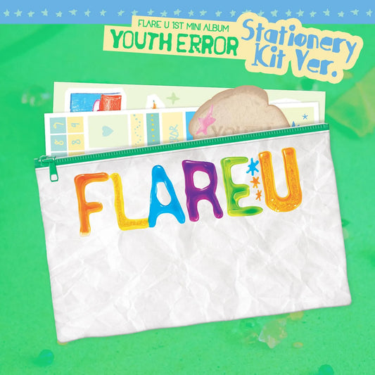 (PRE-ORDER) FLARE U - 1ST MINI ALBUM [YOUTH ERROR] STATIONERY KIT VER. - LightUpK
