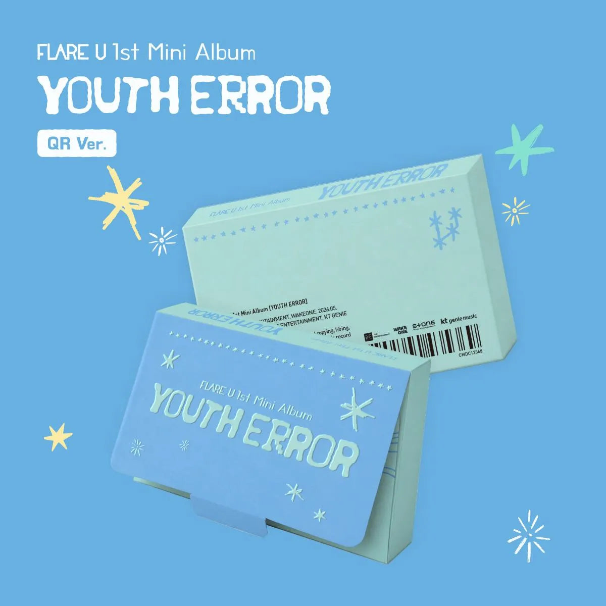 (PRE-ORDER) FLARE U - 1ST MINI ALBUM [YOUTH ERROR] QR VER. - LightUpK