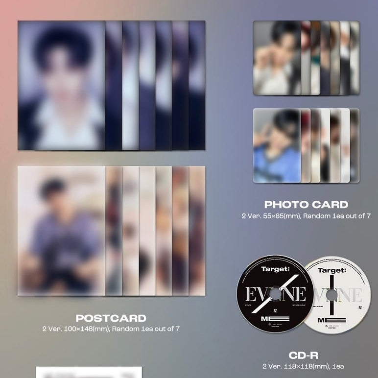 Target Me Background EVNNE - TARGET: ME (1ST MINI ALBUM) (2 VERSIONS) – LightUpK