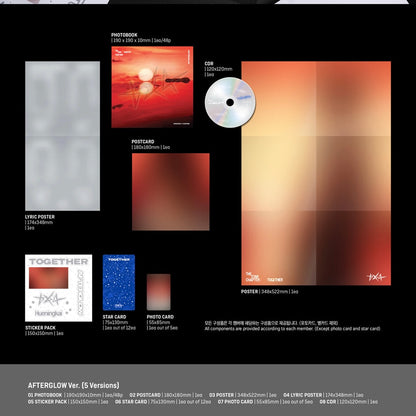 TOMORROW X TOGETHER (TXT) - THE STAR CHAPTER: TOGETHER (AFTERGLOW VER.) (5 VERSIONS) RANDOM - LightUpK