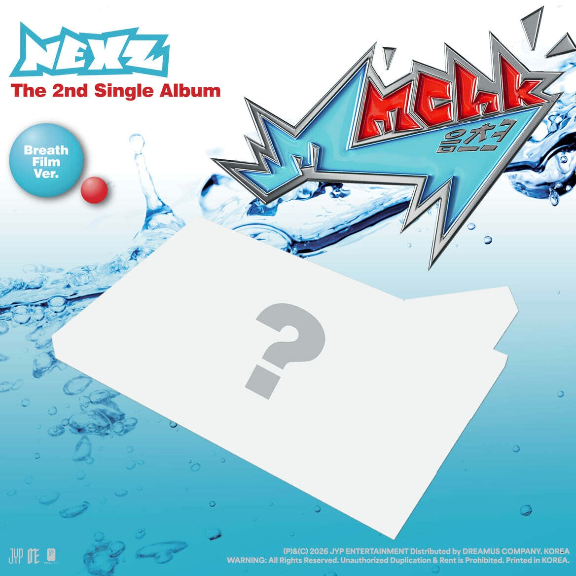 (PRE-ORDER) NEXZ - 2ND SINGLE ALBUM [MMCHK] (BREATH FILM VER.) - LightUpK