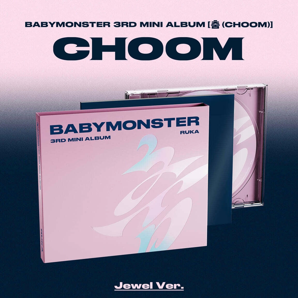 (PRE-ORDER) BABYMONSTER - 3RD MINI ALBUM [CHOOM] JEWEL VER. (6 VERSIONS) - LightUpK