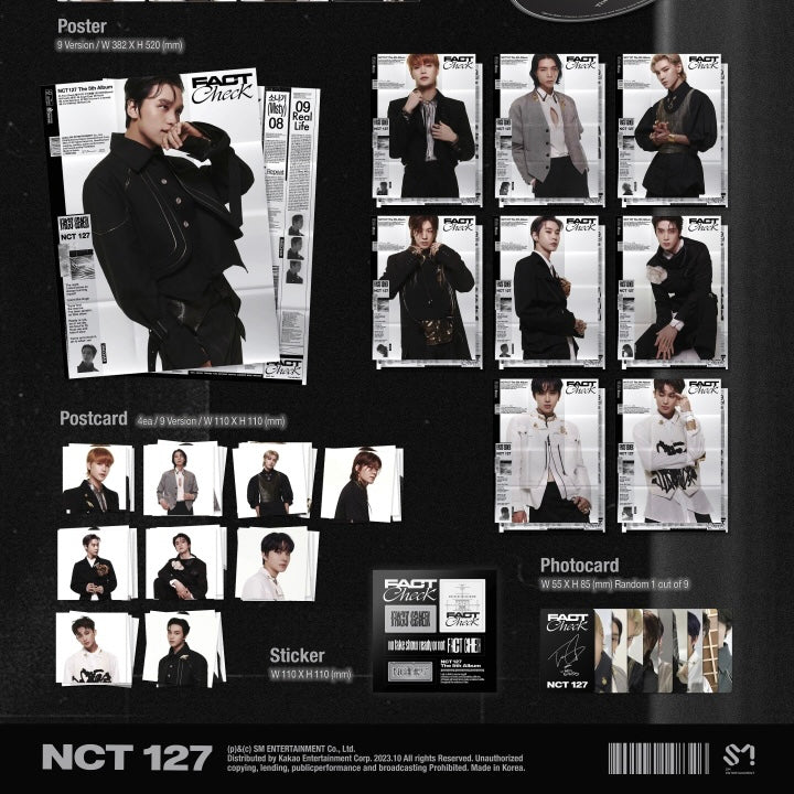 NCT 127 - VOL.5 [FACT CHECK] (EXHIBIT VER.) (9 VERSION)