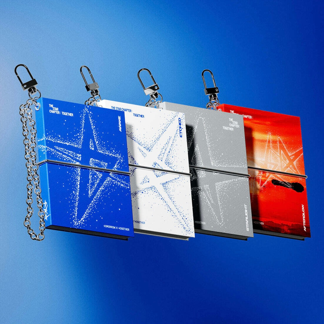 TOMORROW X TOGETHER (TXT) - THE STAR CHAPTER: TOGETHER (MINI BOOK KEYRING VER.) (4 VERSIONS) RANDOM - LightUpK