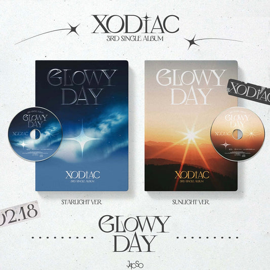 XODIAC - 3RD SINGLE ALBUM [GLOWY DAY] (2 VERSIONS) - LightUpK