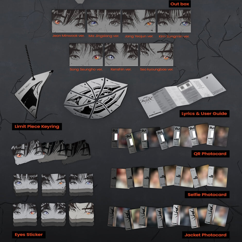 (PRE-ORDER) CLOSE YOUR EYES - THE 3RD MINI ALBUM [BLACKOUT] (EYES VER.) (7 VERSIONS) RANDOM - LightUpK