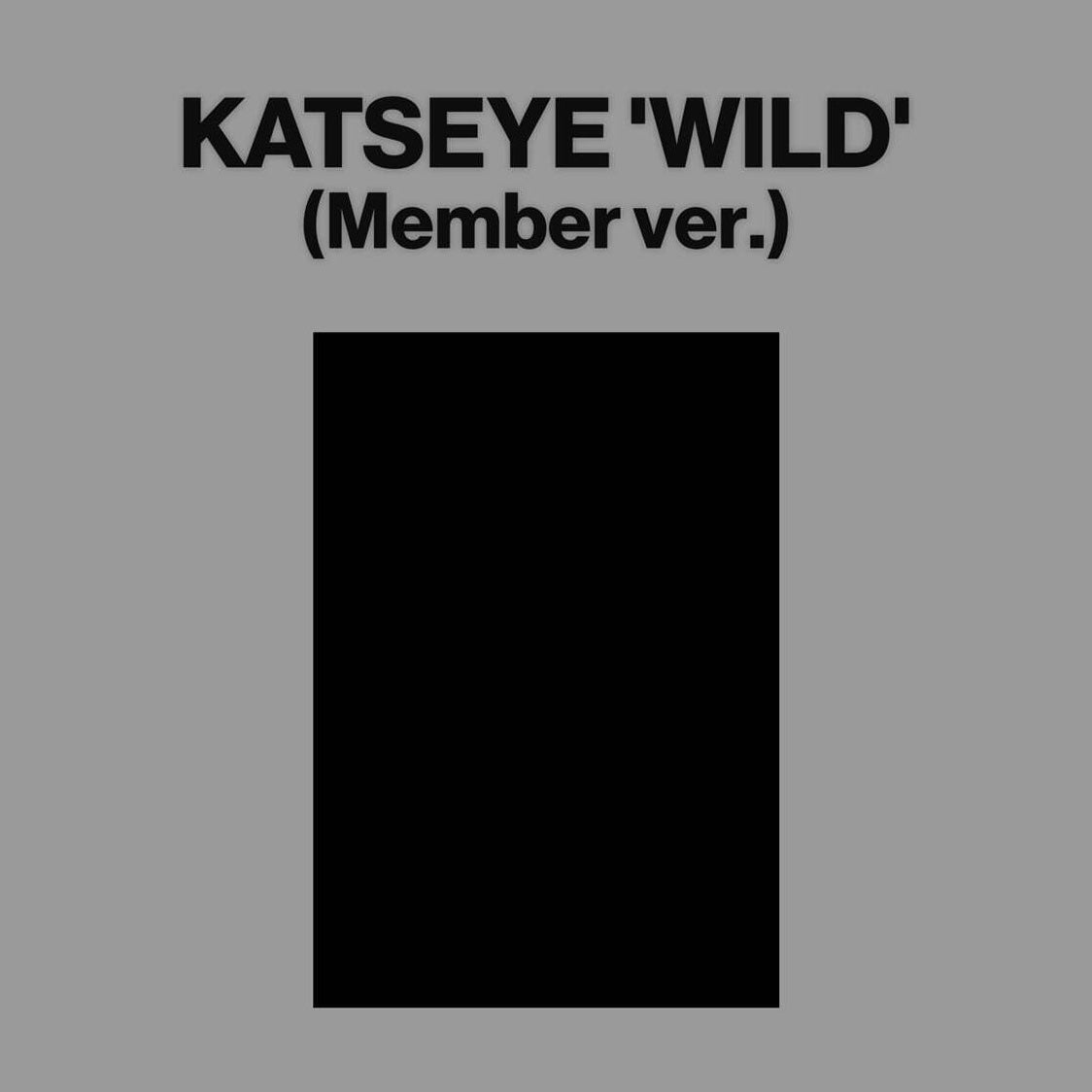 (PRE-ORDER) KATSEYE - WILD (MEMBER VER.) (5 VERSIONS) RANDOM - LightUpK