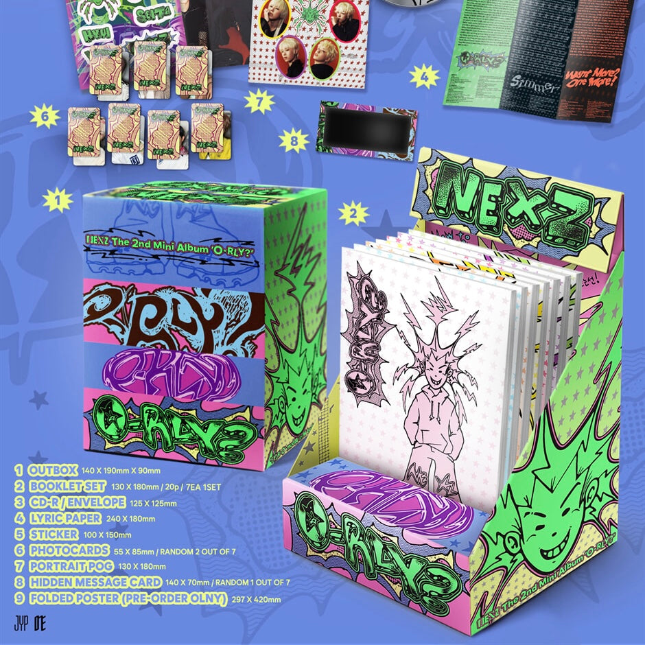 NEXZ - 2ND MINI ALBUM [O-RLY?] (BOOKLET SET VER.) - LightUpK