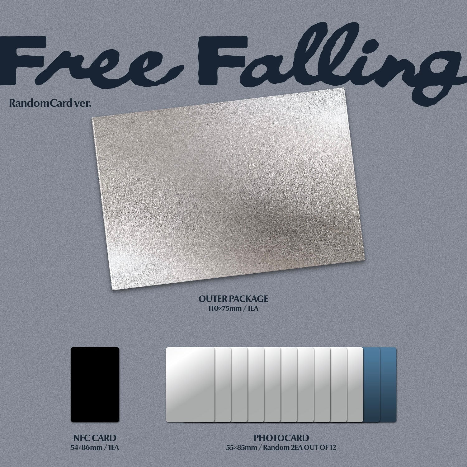 (PRE-ORDER) KANGMIN - 1ST SINGLE ALBUM [FREE FALLING] (RANDOMCARD VER.) (NEMO) - LightUpK