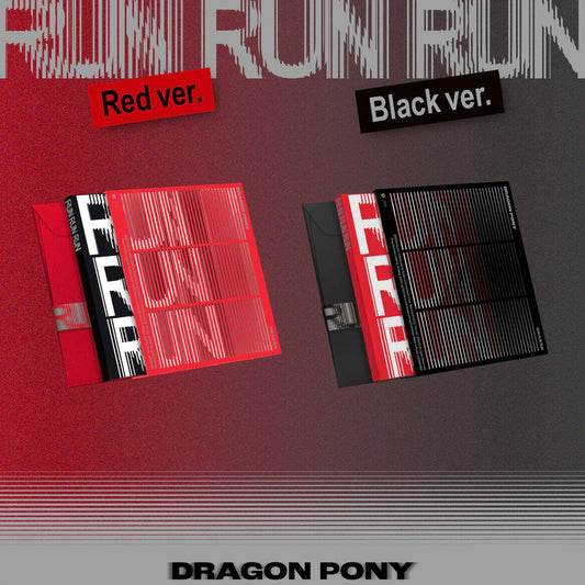 (PRE-ORDER) DRAGON PONY - EP [RUN RUN RUN] (2 VERSIONS) - LightUpK
