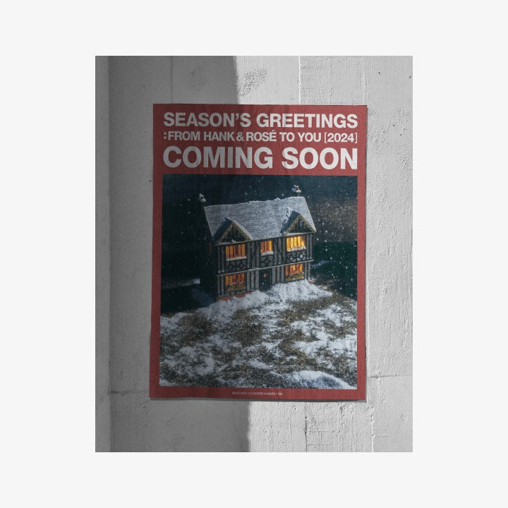 (PRE-ORDER) ROSÉ - SEASON'S GREETINGS: FROM HANK & ROSE TO YOU [2024]