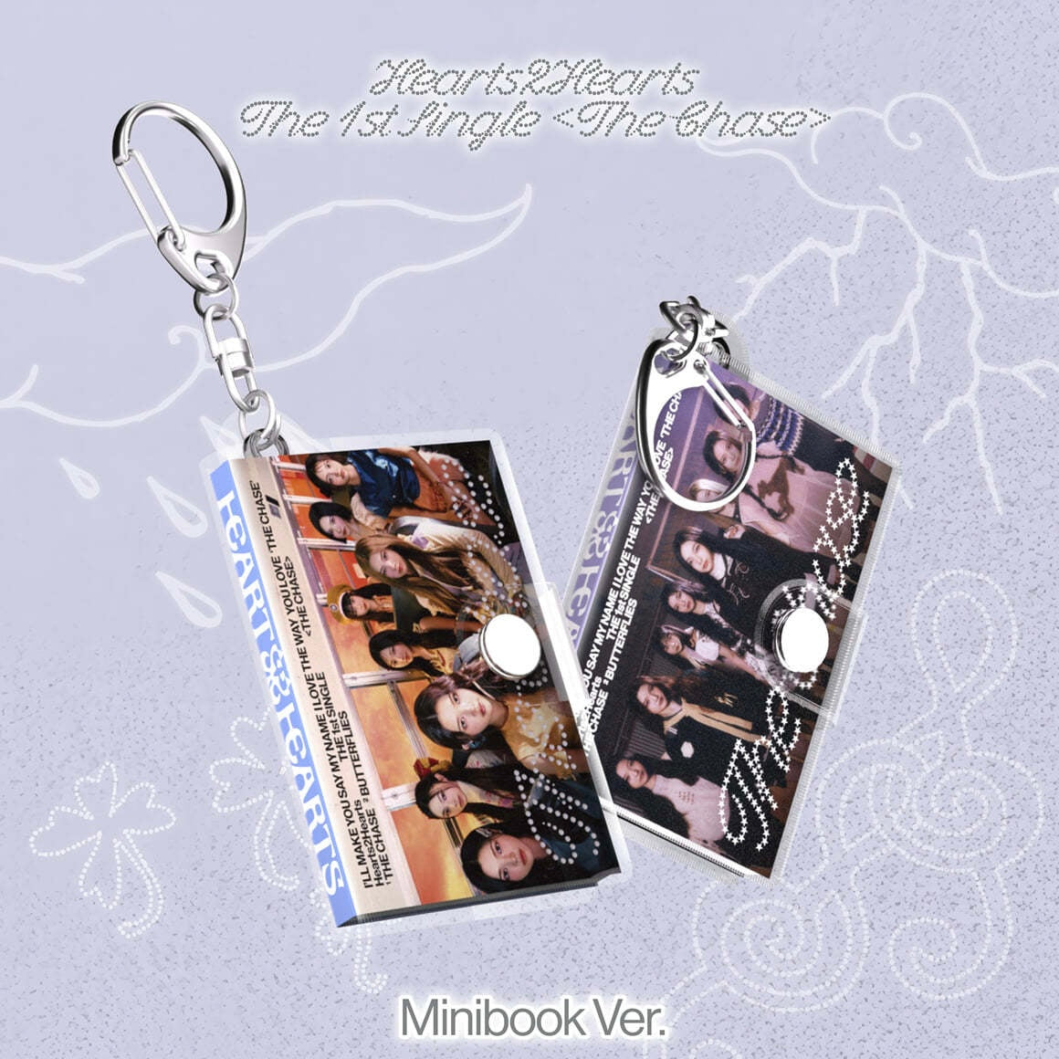 HEARTS2HEARTS - 1ST SINGLE [THE CHASE] (MINI BOOK VER.) (2 VERSIONS) RANDOM - LightUpK