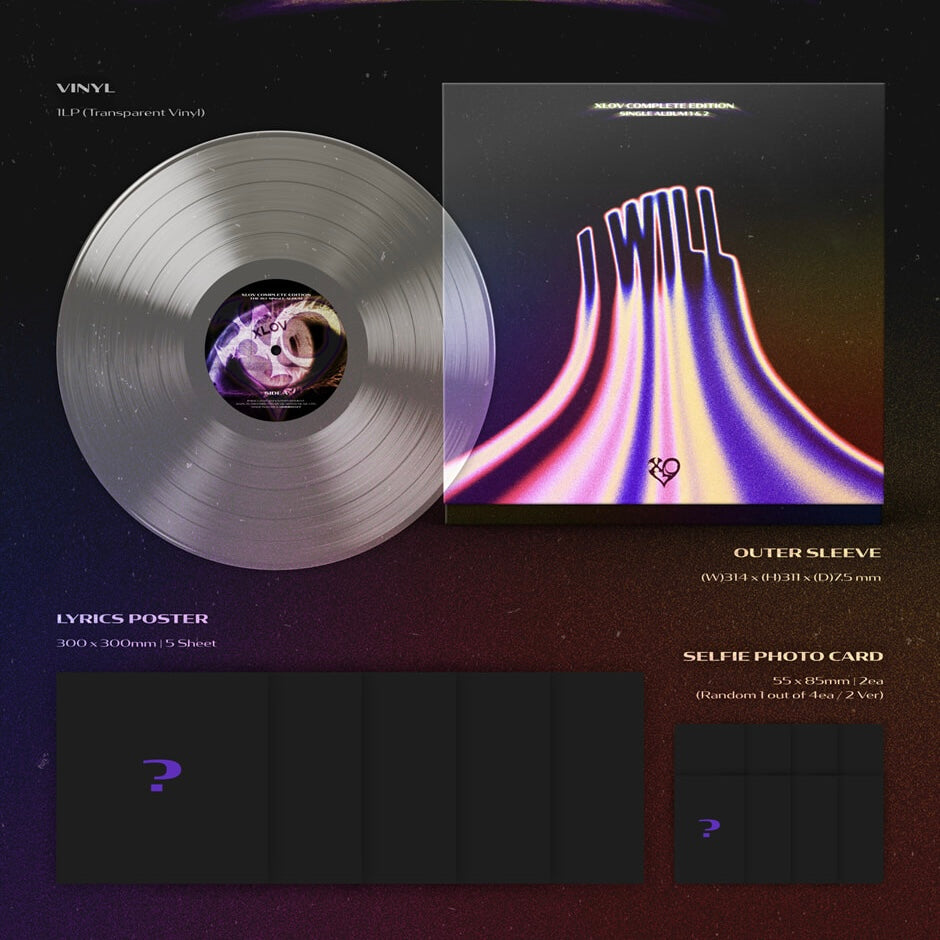 (PRE-ORDER) XLOV - I WILL [COMPLETE EDITION LP] - LightUpK