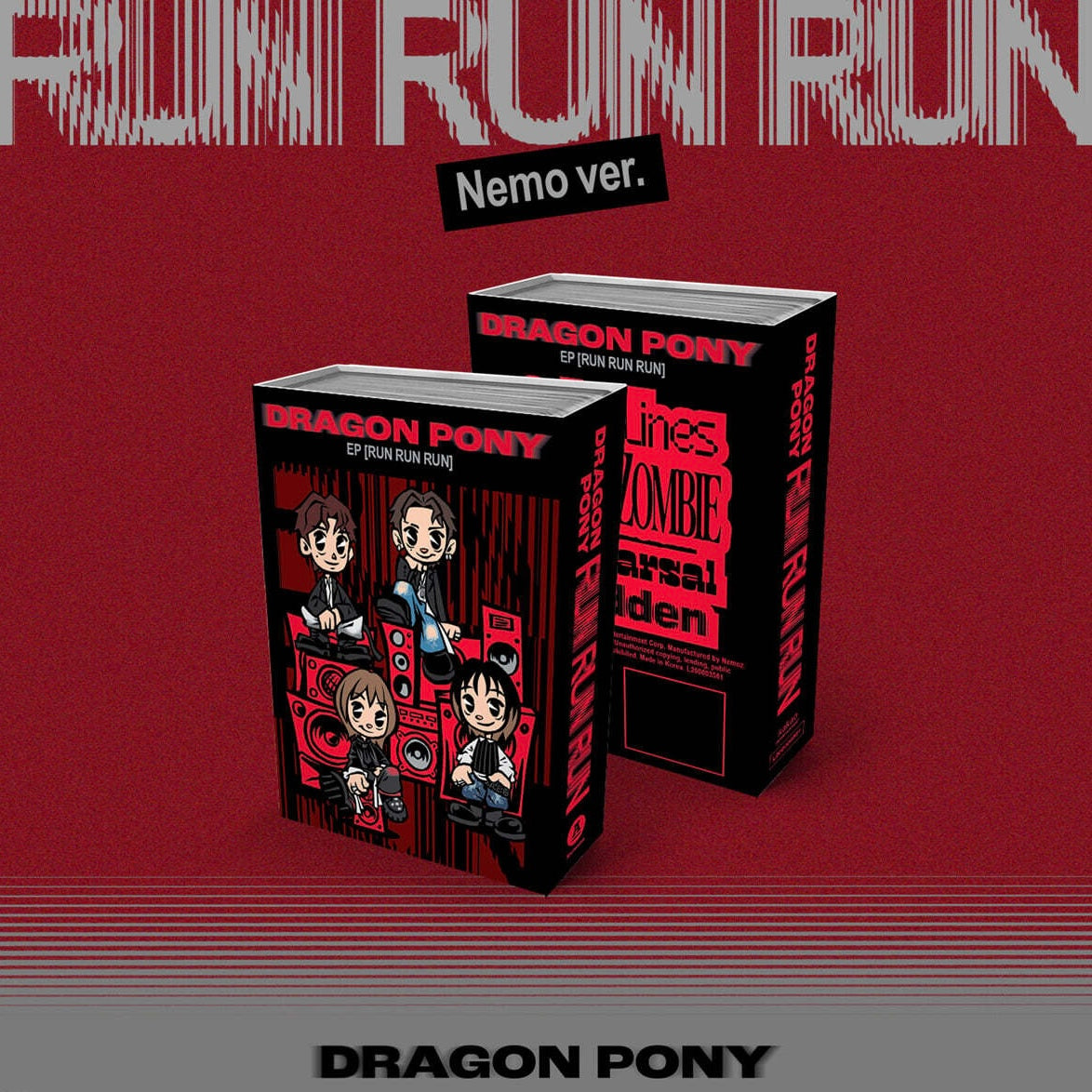 (PRE-ORDER) DRAGON PONY - EP [RUN RUN RUN] (NEMO ALBUM) - LightUpK