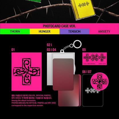 (PRE-ORDER) :   TOMORROW X TOGETHER (TXT) - 7TH YEAR: WHEN THE WIND PAUSED AMONG THE THORNS ((PHOTOCARD CASE VER.) (4 VERSIONS) RANDOM - LightUpK