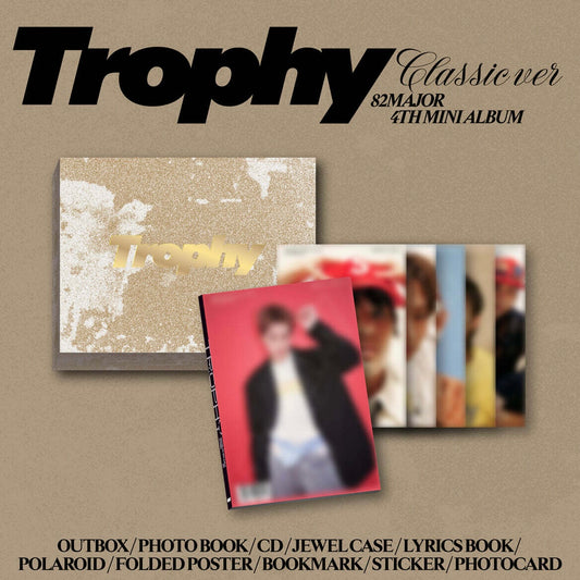 (PRE-ORDER) 82MAJOR - 4TH MINI ALBUM [TROPHY] (CLASSIC VER.) - LightUpK
