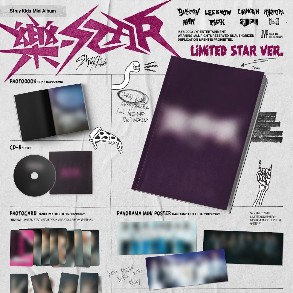 Unboxing STRAY KIDS Album 'Rock Star' [Rock & Roll Vers. + Target