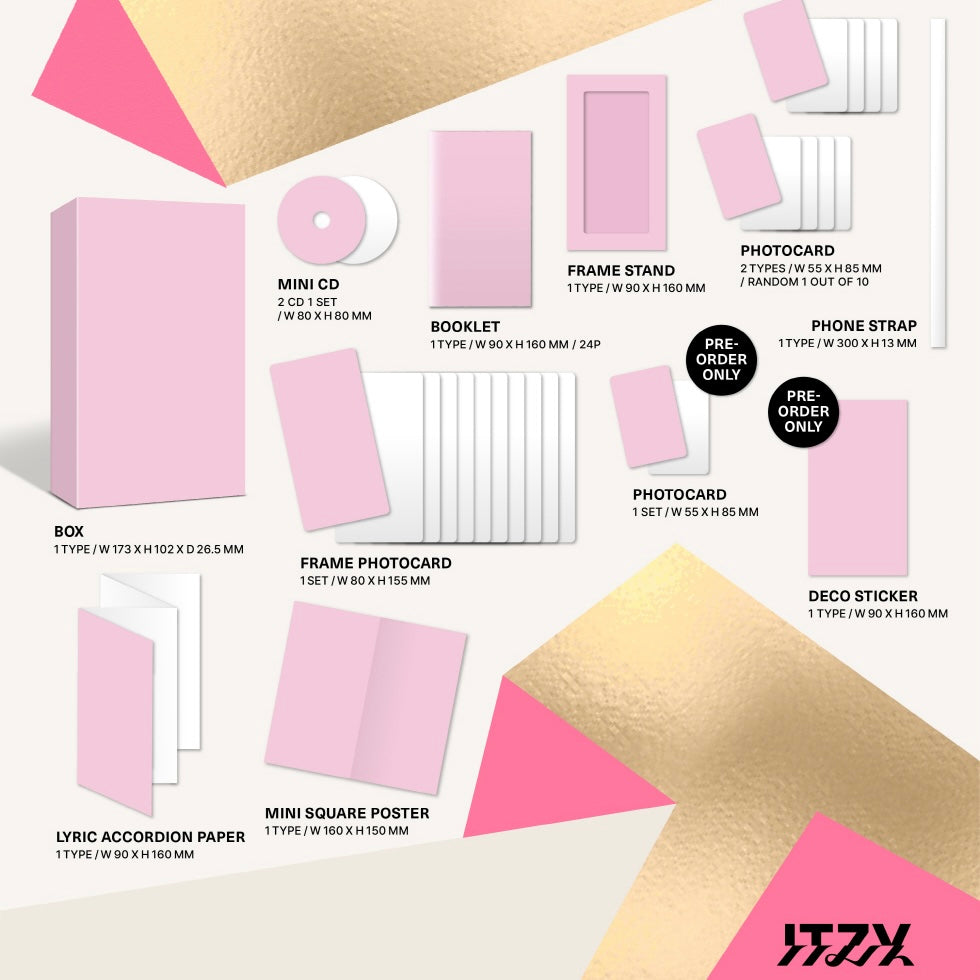 ITZY - [GOLD] PHONE BOX VER. - LightUpK