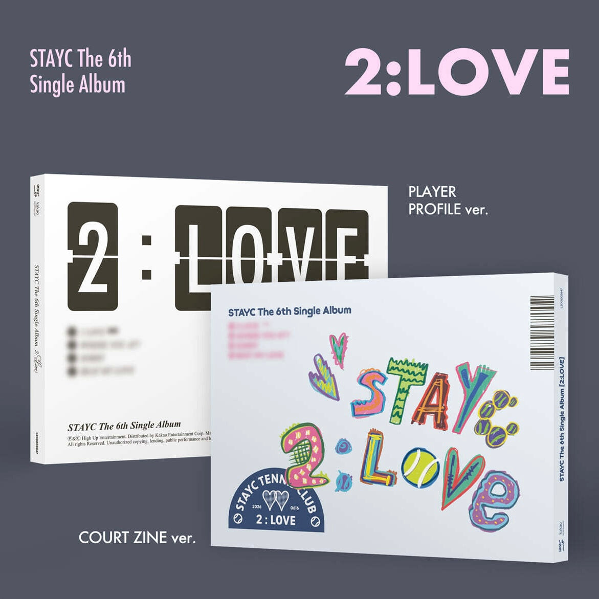 (PRE-ORDER) STAYC - 6TH SINGLE ALBUM : 2:LOVE (2 VERSIONS) RANDOM