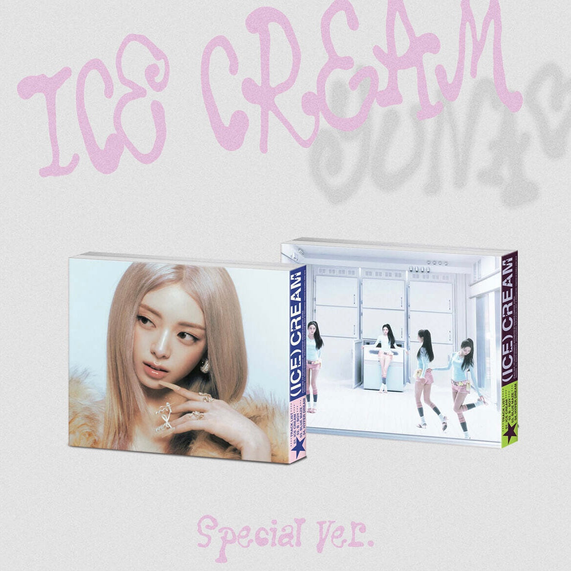 (PRE-ORDER) YUNA (ITZY) - 1ST MINI ALBUM [ICE CREAM] SPECIAL VER. (2 VERSIONS) RANDOM - LightUpK
