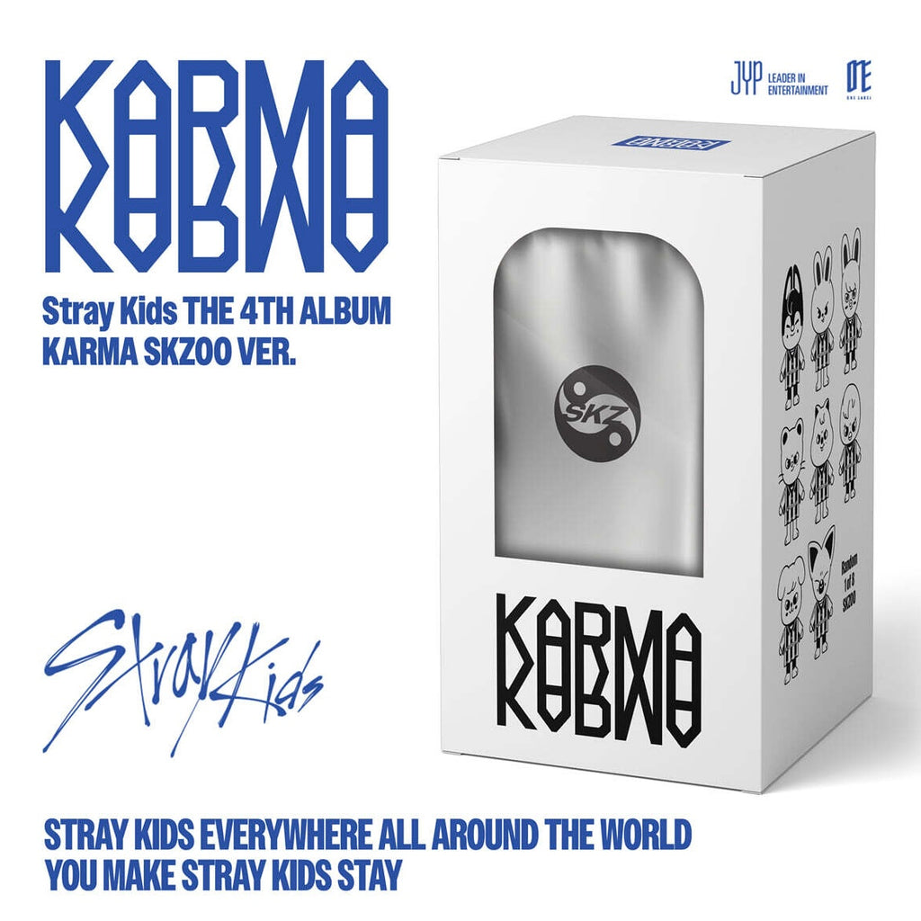 (PRE-ORDER) STRAY KIDS - KARMA (SKZOO VER.) (8 VERSIONS) RANDOM - LightUpK