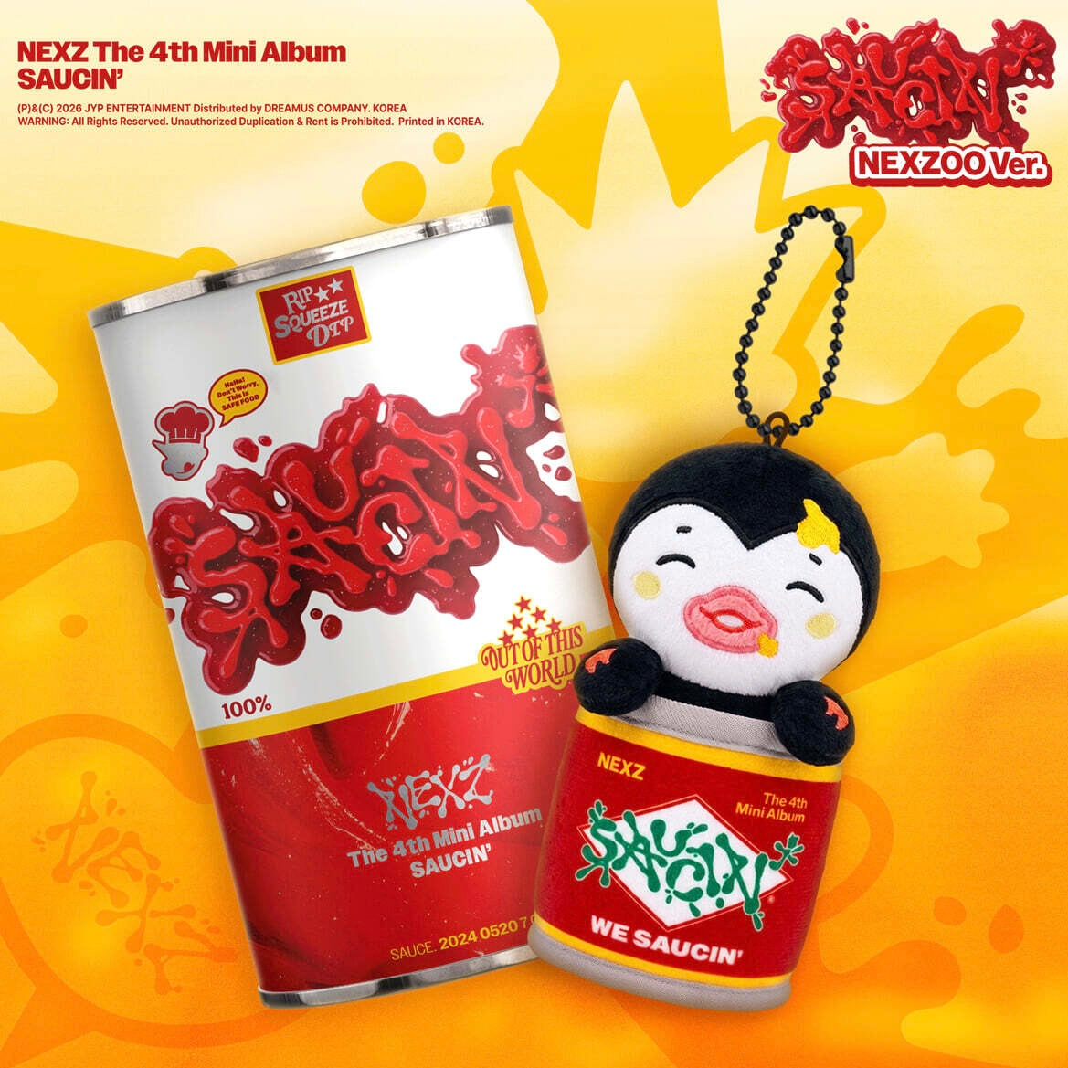 (PRE-ORDER) NEXZ - 4TH MINI ALBUM [SAUCIN'] NEXZOO VER. (RANDOM)